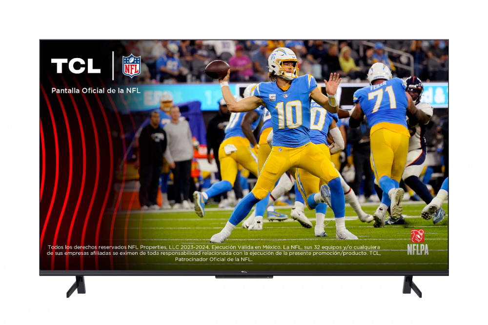 Tcl Smart TV QLED R646 65", 4K Ultra HD, Negro 