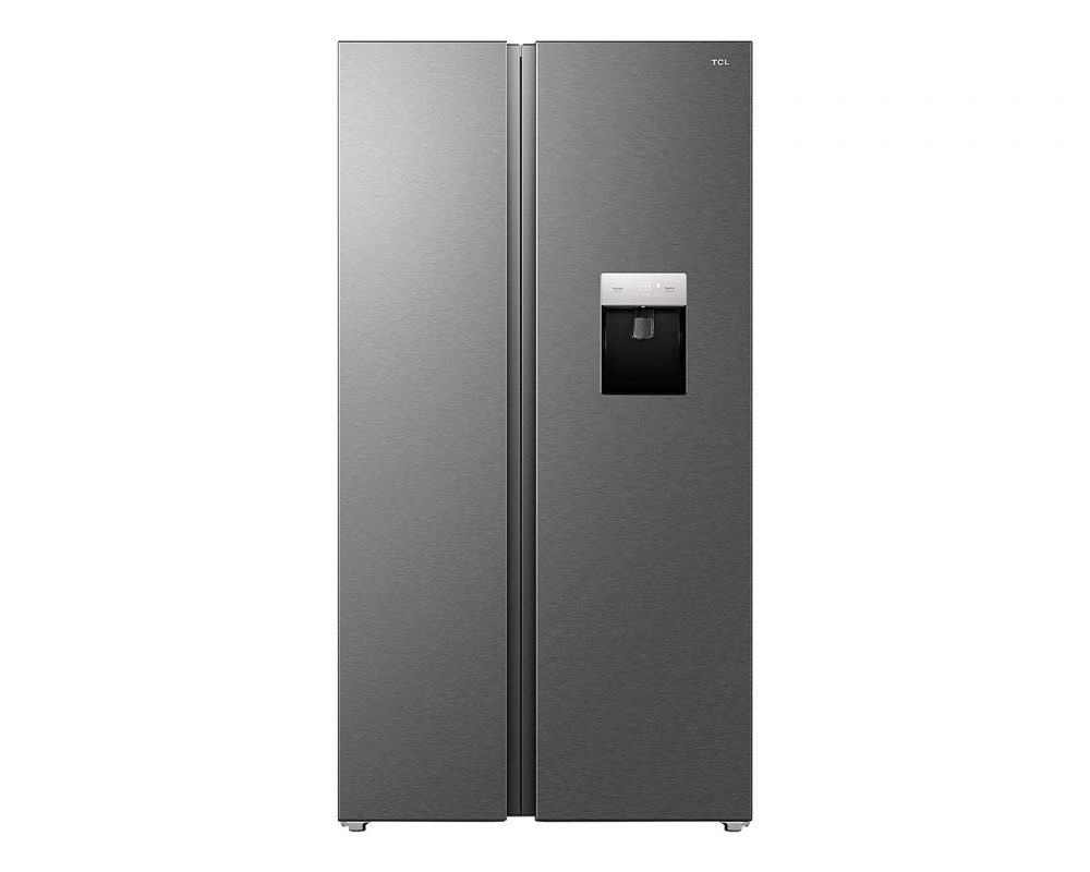 TCL Refrigerador SBS22GWD, 22 Pies Cúbicos, Gris