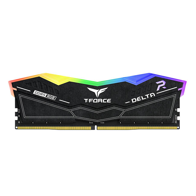 Kit Memoria RAM Team Group T-Force Delta RGB DDR5, 6400MHz, 32GB - 2 x 16GB, CL40, XMP