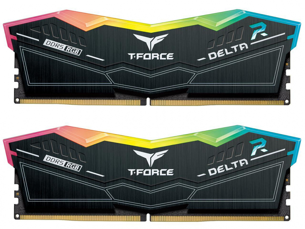 Kit Memoria RAM Team Group T-Force Delta RGB DDR5, 7200MHz, 32GB - 2 x 16GB, CL34, XMP 