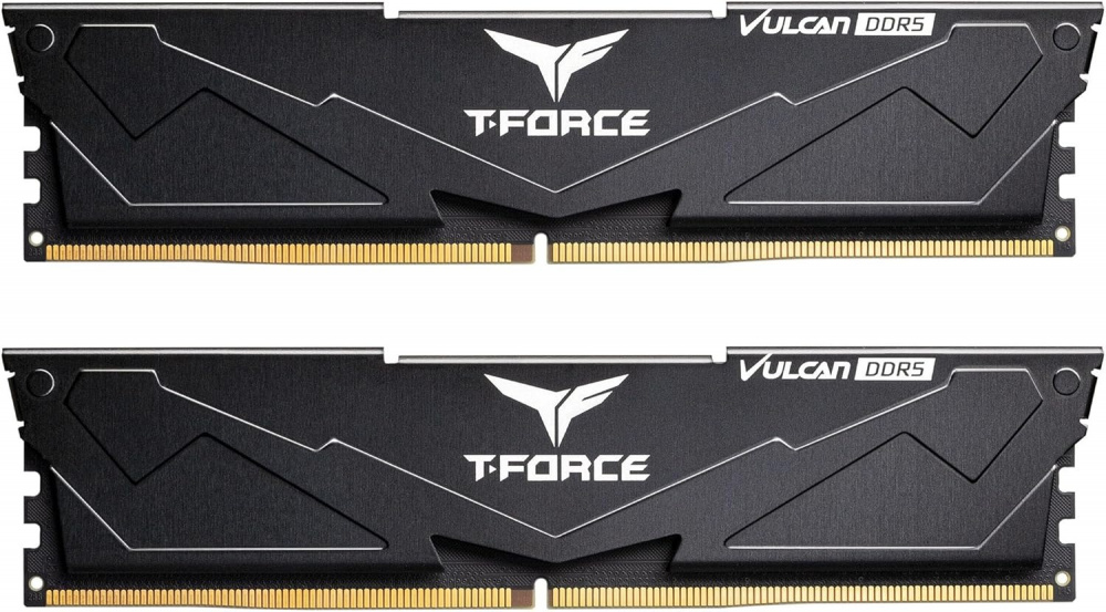 Kit Memoria RAM Team Group T-Force Vulcan DDR5, 6000MHz, 32GB - 2 x 16GB, CL38, XMP/EXPO