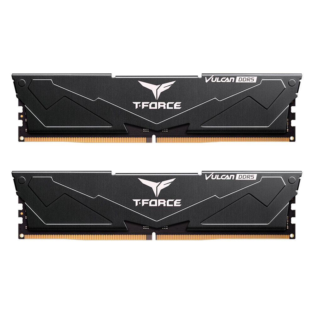 Kit Memoria RAM Team Group T-Force Vulcan DDR5, 6400MHz, 32GB - 2 x 16GB, CL30, XMP/EXPO
