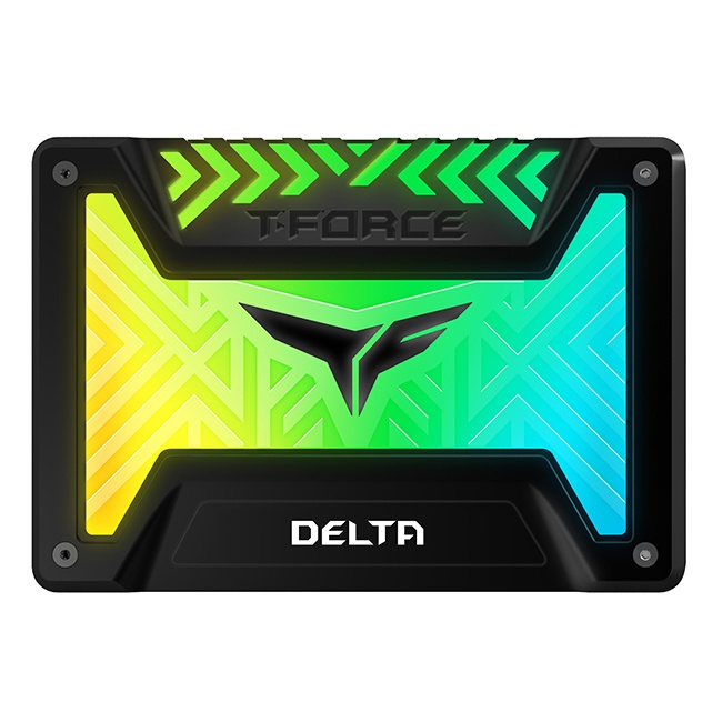 SSD Team Group Delta RGB, 250GB, SATA III, 2.5", 9.5mm, Negro