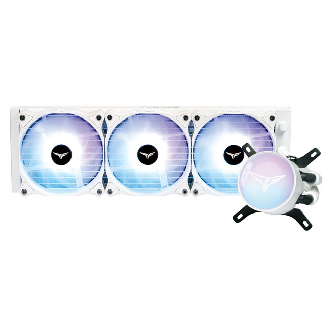 Team Group Siren GD360E Enfriamiento Líquido para CPU, 3x 120mm, hasta 2200RPM, Blanco 