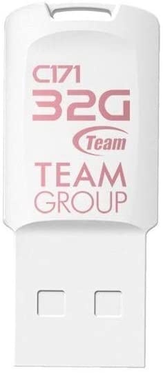 Memoria USB Team Group C171, 32GB, USB 2.0, Blanca