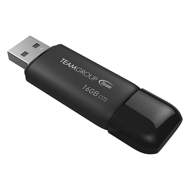 Memoria USB Team Group C173, 16GB, USB 2.0, Negro