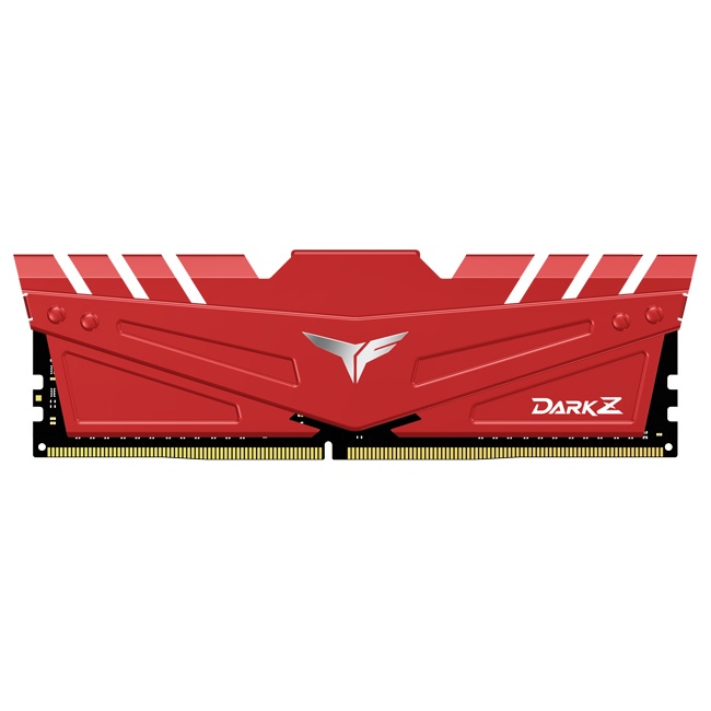 Memoria RAM Team Group T-FORCE DARK Z DDR4, 3000MHz, 8GB, Non-ECC, CL16, XMP, Rojo