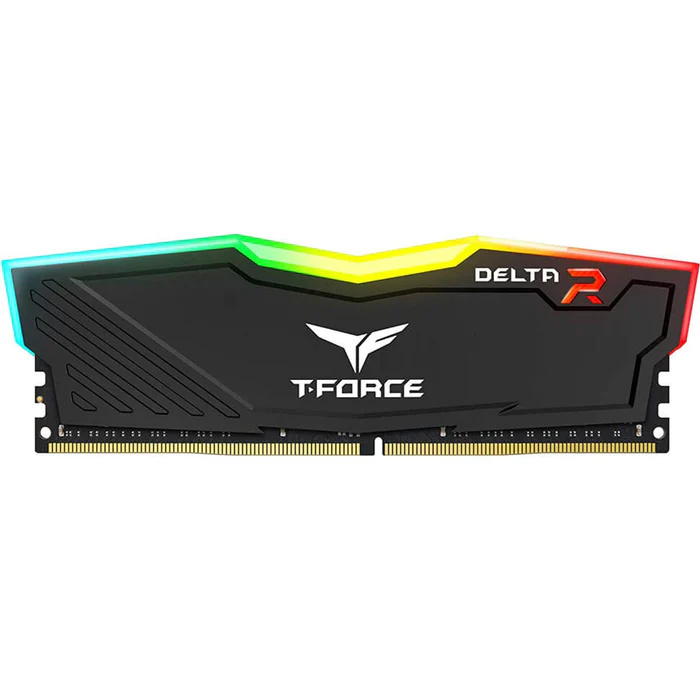 Memoria RAM Team Group T-Force Delta RGB Black DDR4, 3600MHz, 8GB, CL18, XMP