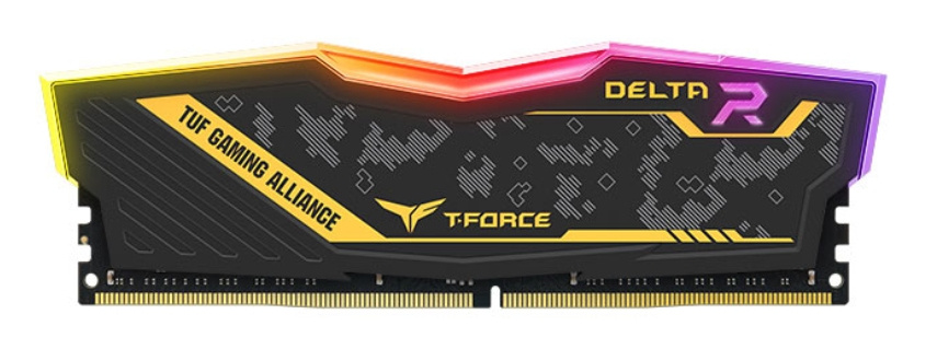 Kit Memoria RAM Team Group T-Force Delta TUF Gaming RGB DDR4, 3200MHz, 64GB - 2 x 32GB, CL16, XMP 