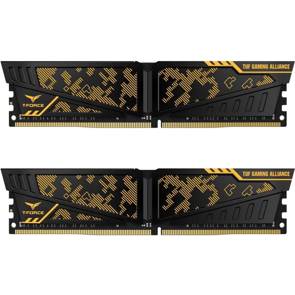 Kit Memoria RAM Team Group Vulcan TUF DDR4, 3200MHz, 16GB (2x 8GB), Non-ECC, CL18