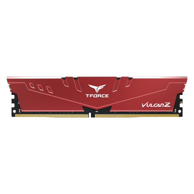 Memoria RAM Team Group T-Force Vulcan Z DDR4, 3200MHz, 16GB, CL16, XMP, Rojo  ― Descuento limitado a 10 unidades por cliente