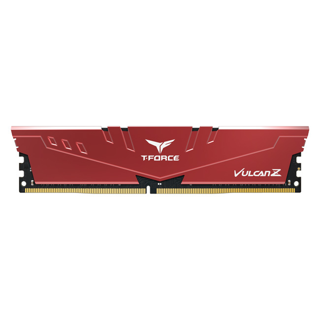 Memoria RAM Team Group T-Force Vulcan Z DDR4, 3200MHz, 32GB, Non-ECC, CL16, XMP, Rojo