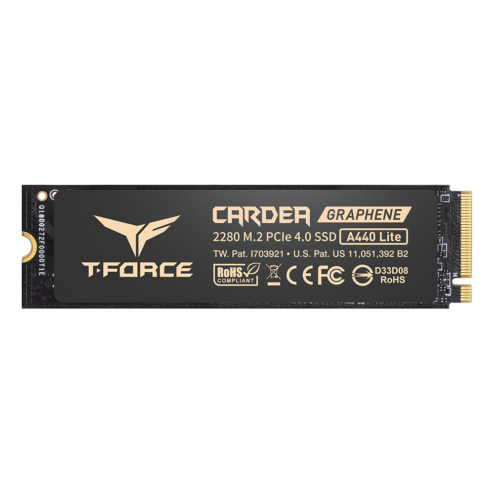SSD Team Group A440 Lite NVMe, 512GB, M.2, 4500 MB/s Escritura, 7000 MB/s Lectura, PCI Express 4.0