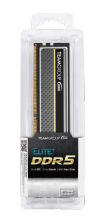 Memoria RAM Team Group Elite Plus DDR5, 5600MHz, 16GB, CL46, Gris
