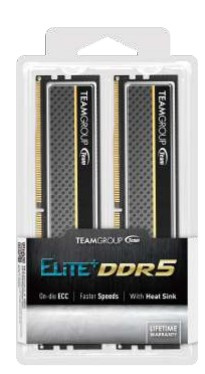 Kit Memoria RAM Team Group Elite Plus DDR5, 5600MHz, 32GB (2 x 16GB), Non-ECC, CL46