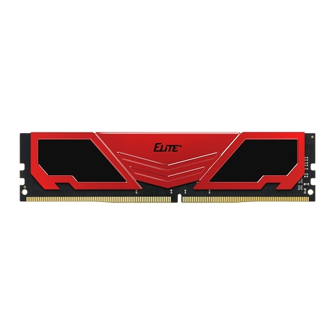 Memoria RAM Team Group Elite Plus DDR4, 3200MHz, 32GB, Non-ECC, CL22, Rojo