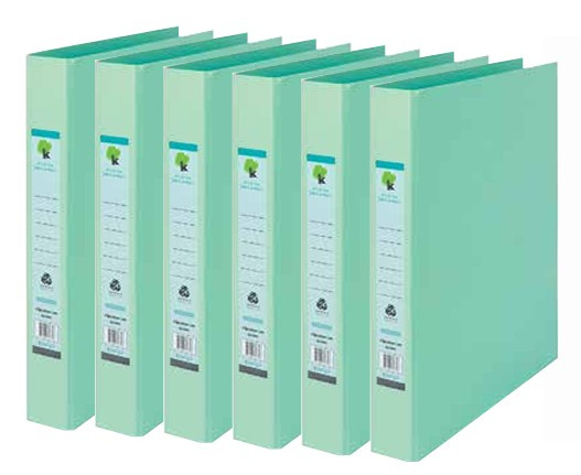 Techmakro Carpeta con Arillo KITCARP6-1VD, para 250 Hojas de Tamaño Carta, 6 Piezas