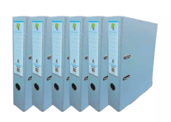 Techmakro Carpeta con Arillo KITCARP6AZP, para 650 Hojas de Tamaño Carta, 6 Piezas