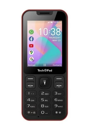 Techpad SMART K-4G 2.8", 4GB, Rojo