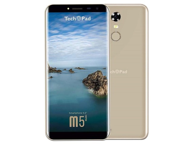 Smartphone TechPad M5Plus 5.5'', 1280 x 720 Pixeles, 3G, Android 7.0 Nougat, Oro