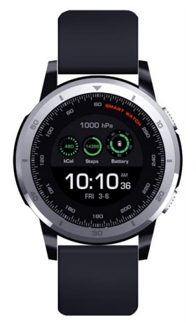 TechPad Smartwatch SW Sport Pro, Bluetooth 4.2, Android/iOS, Negro  - Resistente al Agua