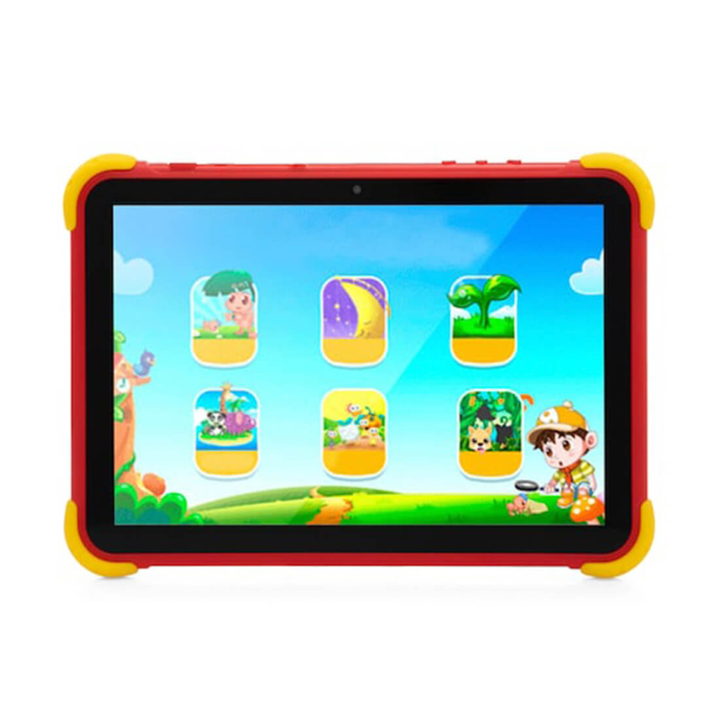 Tablet Techpad para Niños Kids Pro 10.1" 1280x800, 64GB, 4GB RAM, Android 15, Rojo