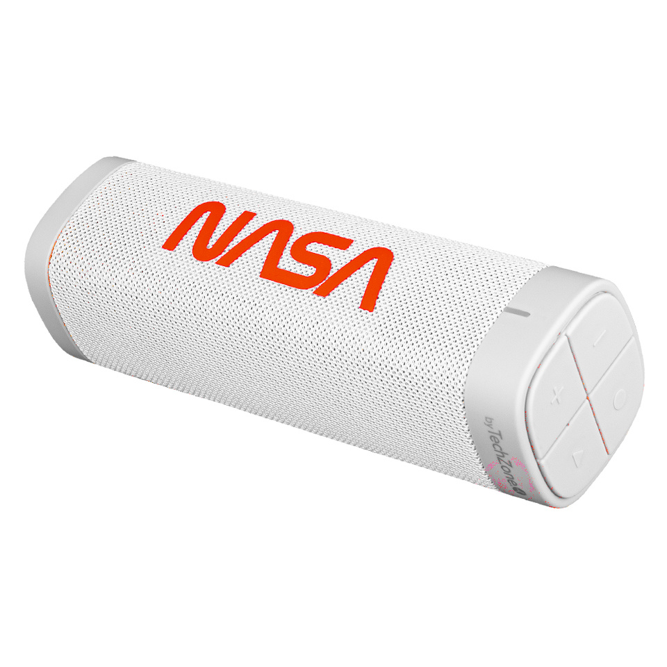 TechZone Bocina NS-BOC02C, Bluetooth, Inalámbrico, 10W RWS, USB, Blanco