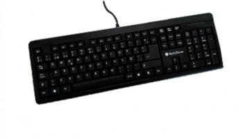 Teclado Techzone TZ16TEC01-ALA, Alámbrico, USB, Negro (Español)