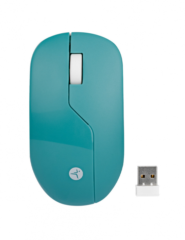 Mouse TechZone TZACMOI40, Inalámbrico, Óptico, 1.200DPI, RF Inalámbrico, Azul