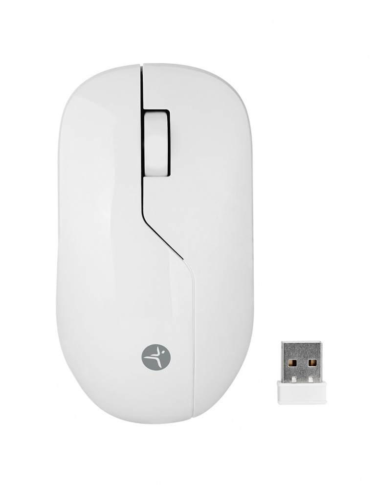Mouse TechZone TZACMOI49, Inalámbrico, Óptico, 1.200DPI, RF Inalámbrico, Blanco