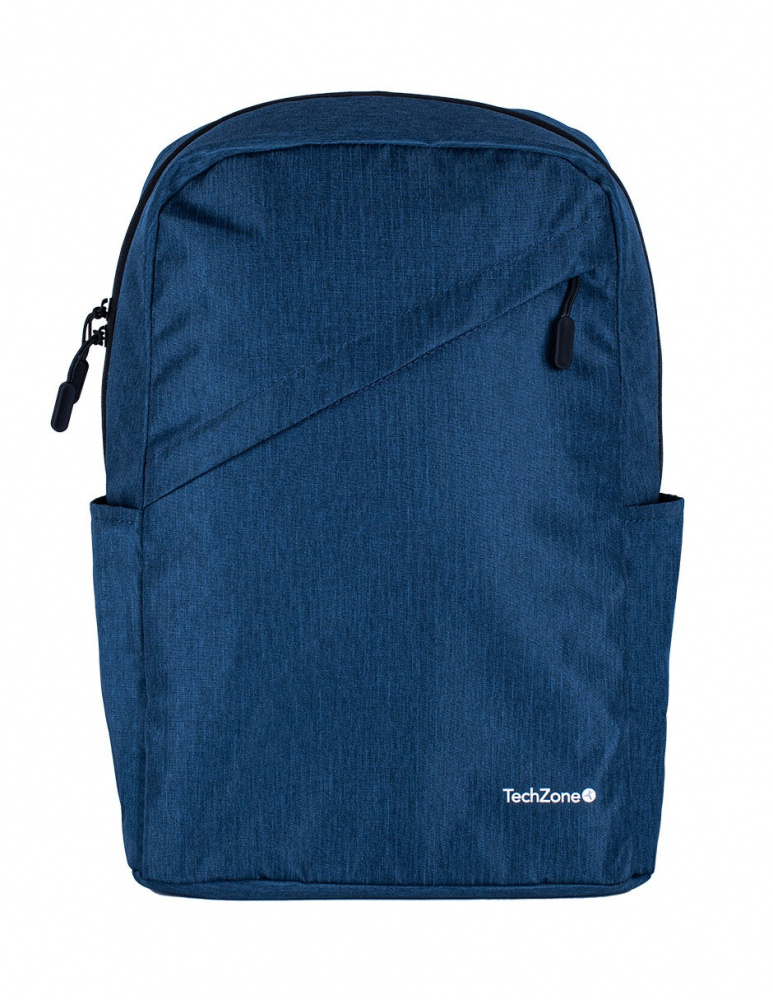 TechZone Mochila Classic de Poliéster para Laptop 15.6", Azul