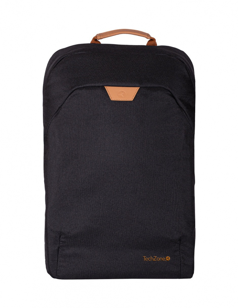TechZone Mochila Eco Hero Black de PET para Laptop 15.6", Negro