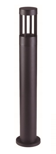 Tecnolite Lámpara LED para Piso Draco, Exteriores, Luz Blanca Cálida, 9W, 418 Lúmenes, Negro