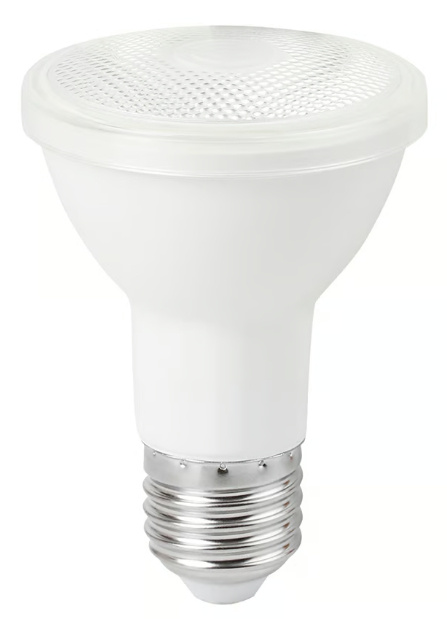 Tecnolite Foco LED Borealis, Luz Blanca Cálido, Base E27, 9W, 650 Lúmenes, Blanco, Ahorro de 86% vs Foco Tradicional 50W