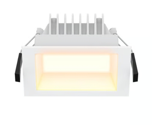 Tecnolite Lámpara LED para Techo Empotrable Macondo I, Interiores, Luz Cálida Brillante , 12W, 1400 Lúmenes, Blanco, para Oficina