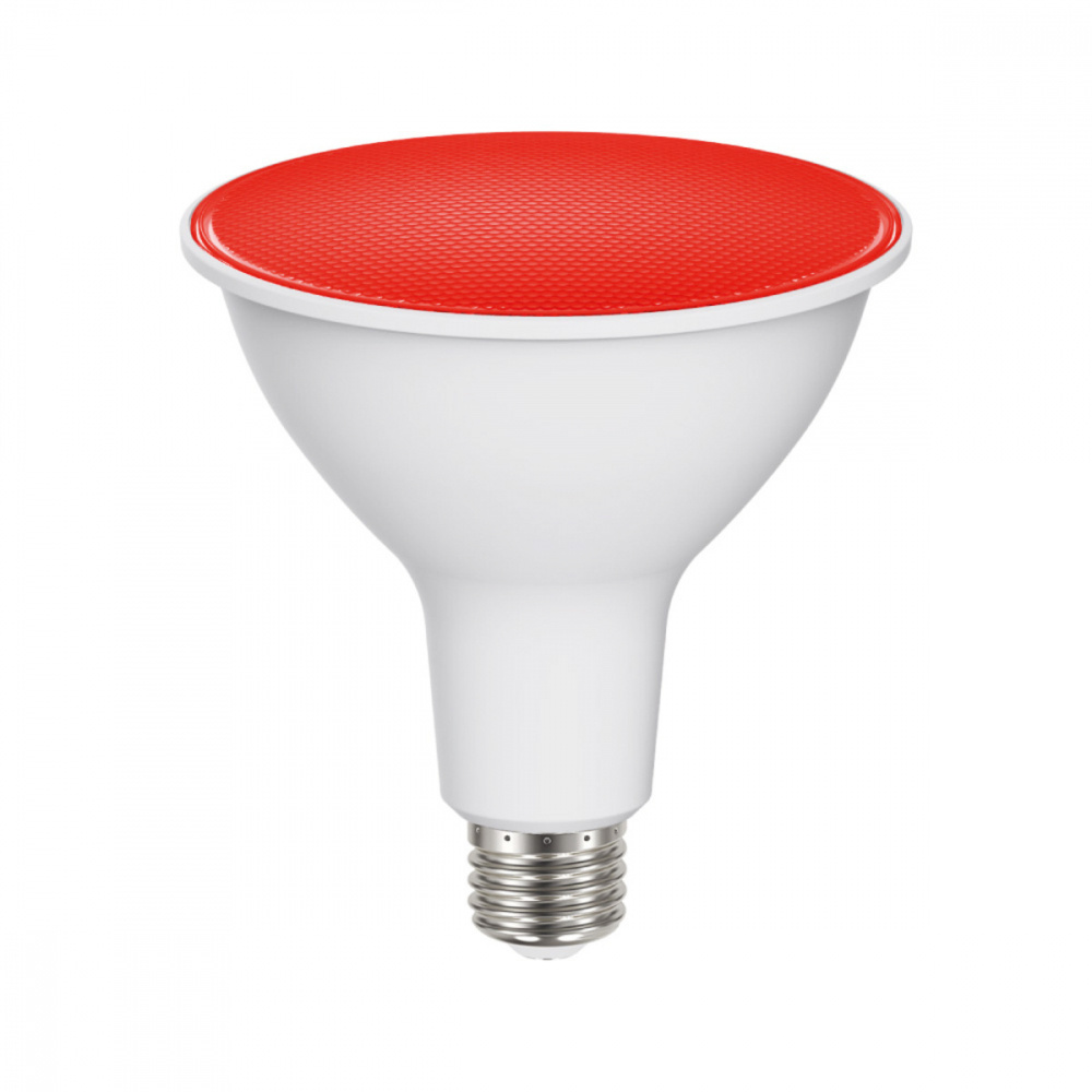 Tecnolite Foco LED PAR38, Luz Roja, Base E27, 13.5W, 1200 Lúmenes, Blanco, Equivale a un Foco Tradicional de 75W