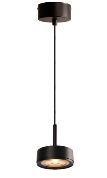 Tecnolite Lámpara LED para Techo Toliman, Interiores, Luz Cálida, 15W, 1400 Lúmenes, Negro, para Casa