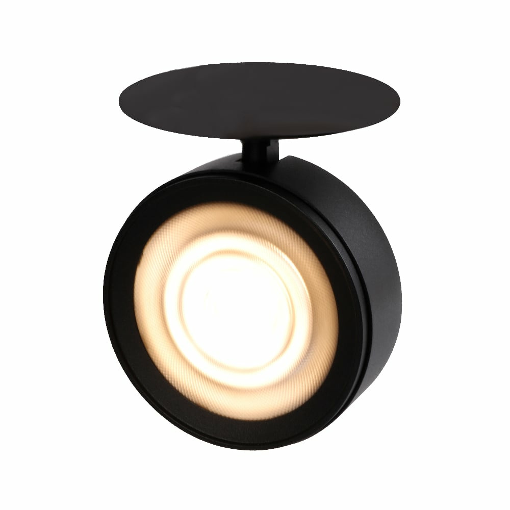 Tecnolite Lámpara LED para Empotrado en Techo Tuiren II, Interiores, Luz Confortable Cálida, 15W, 1400 Lúmenes, Negro