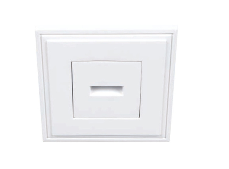 Tecnolite Lámpara Downlight LED para Techo Cervantes III, Interiores, Luz Suave Cálida, 1W, 27 Lúmenes, Blanco, para Casa