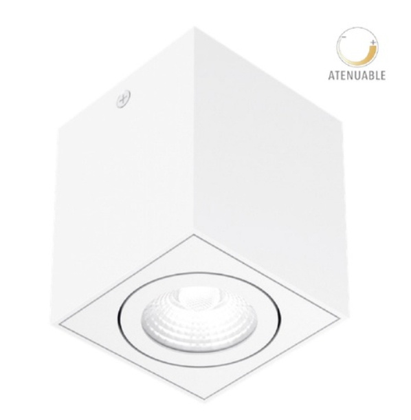 Tecnolite Lámpara LED para Techo Asterope I, Regulable, Interiores, Luz Suave Cálida, 20W, 1850 Lúmenes, Blanco, para Iluminación Comercial