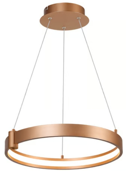 Tecnolite Lámpara LED para Techo WAZN, Interiores, Luz Cálida, 36W, 2200 Lúmenes, Dorado, para Casa