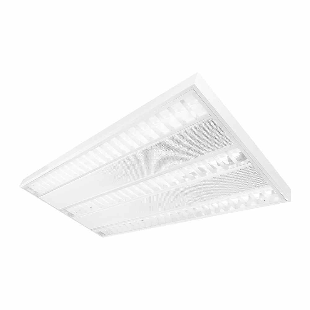 Tecnolite Lámpara LED de Piso Empotrable Menen I, Interiores, Luz Blanca Neutra, 48W, 3800 Lúmenes, Blanco, para Oficina