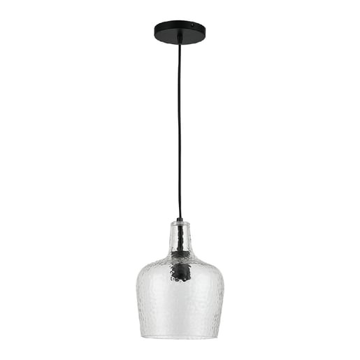Tecnolite Lámpara Colgante CRESIDA II, Interiores, máx. 61W, Base E27, Negro, para Casa - No Incluye Foco