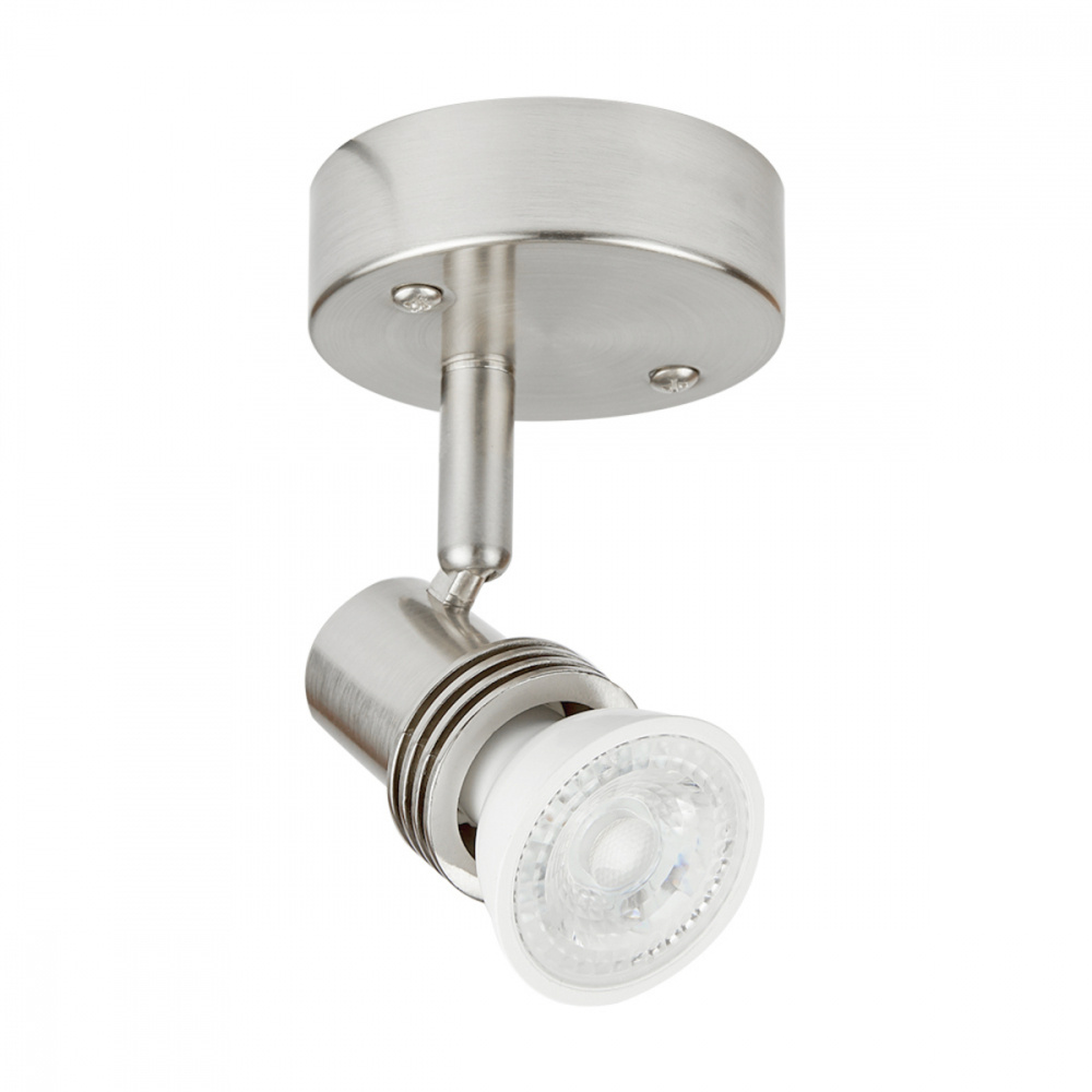 Tecnolite Lámpara para Techo Bitello, Interiores, máx. 50W, Base GU10, Satinado - No Incluye Foco