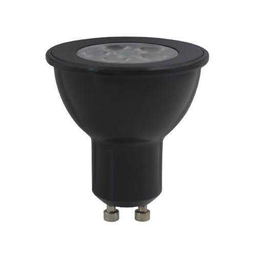 Tecnolite Foco LED, Luz Azul, Base GU10, 6W, Negro