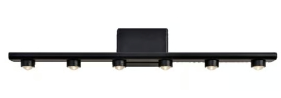 Tecnolite Lámpara LED para Pared Crucis, Exteriores, Luz Cálida, 6W, 600 Lúmenes, Negro, para Iluminación Comercial/Casa