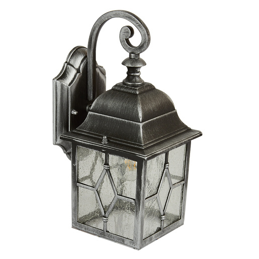 Tecnolite Lámpara Farol para Pared Pozna, Exteriores, máx. 20W, Base E27, Gris, para Casa - No Incluye Foco