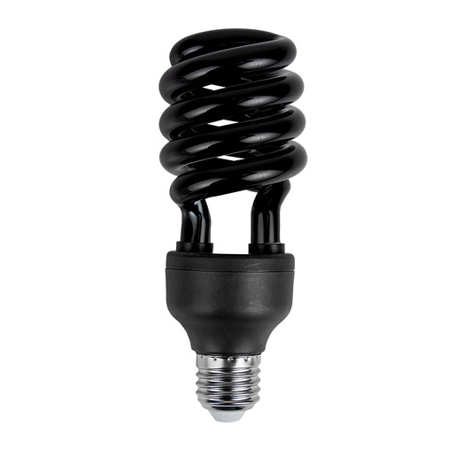 Tecnolite Foco Fluorescente LED, Luz Negra UV-A, Base E27, 20W, Negro