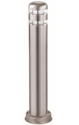 Tecnolite Lámpara LED para Piso ALMERIA, Exteriores, Luz Blanco Cálido, 3W, 70 Lúmenes, Plata