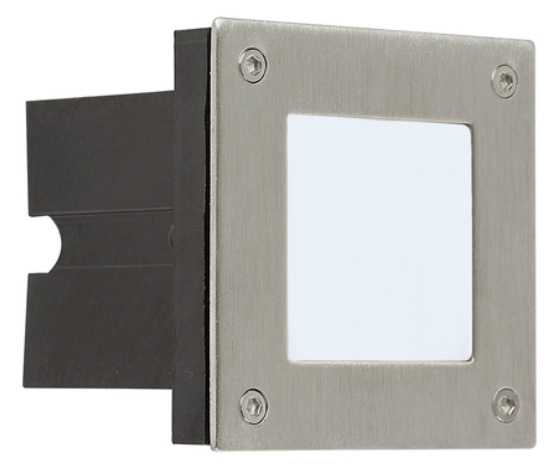 Tecnolite Lámpara LED para Pared Cerdeña, Exteriores, Luz Cálida, 0.6W, 4 Lúmenes, Plata, para Casa